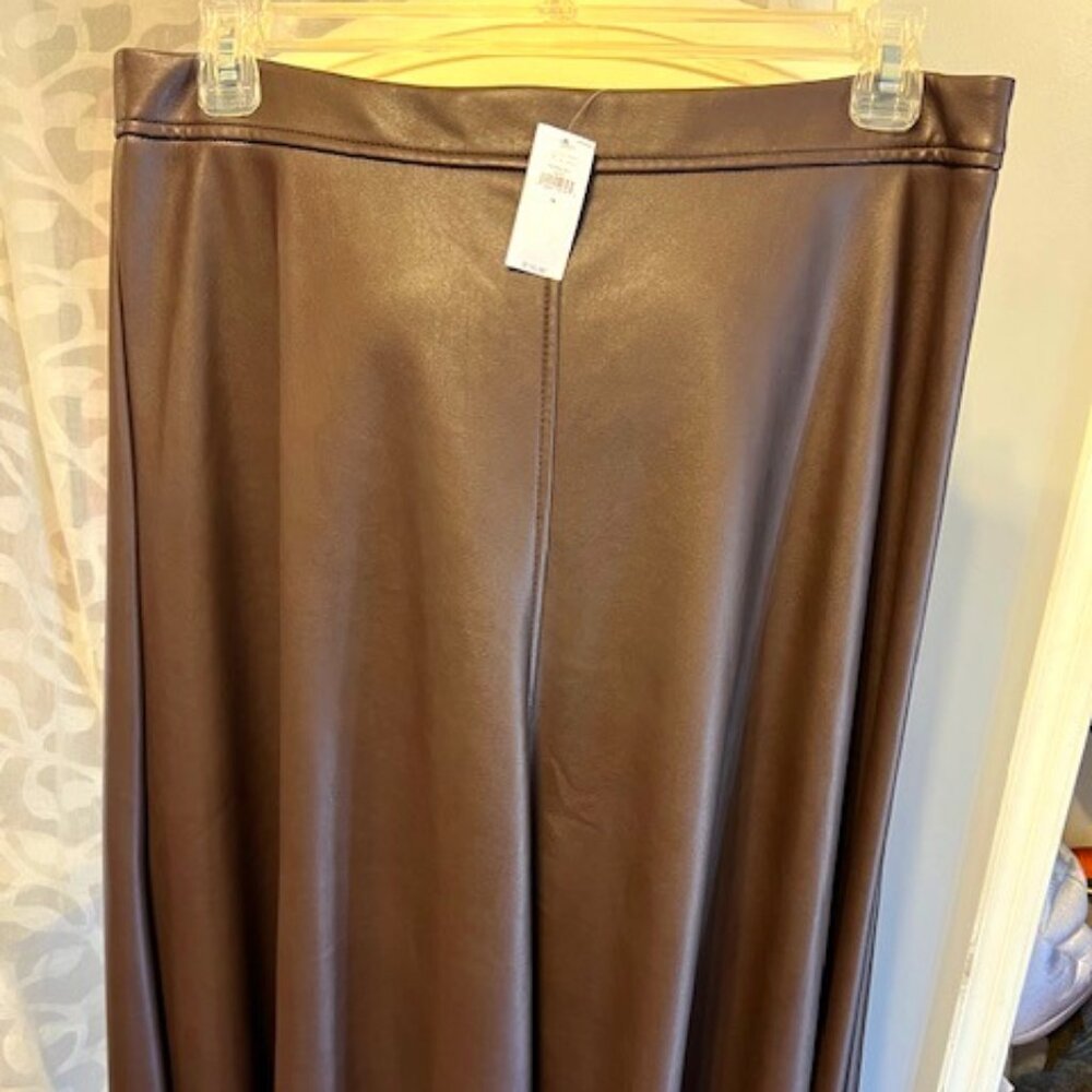Brown Leather skirt